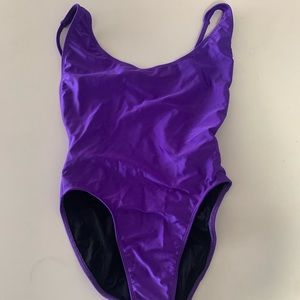 American Apparel High-leg One Piece Swim, size S